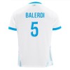 Camisola Olympique de Marseille Balerdi 5 Homen Equipamento 1ª 24/25